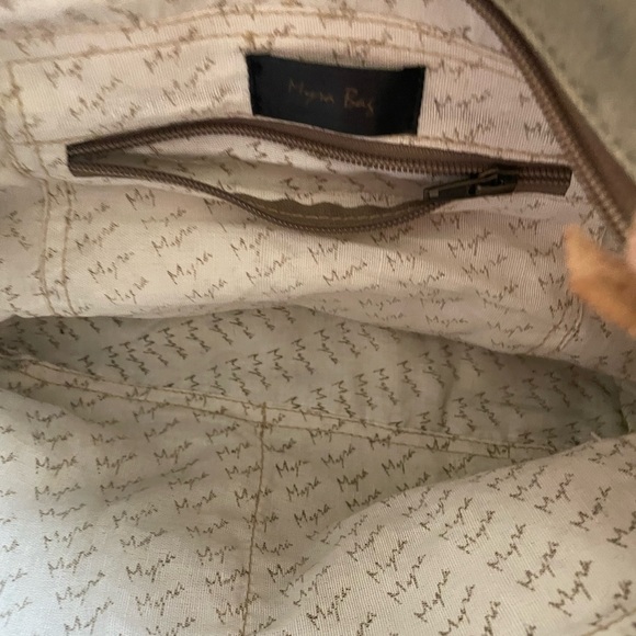 NWOT Myra Bag Tan and Brown calf hide Shoulder Bag purse - Picture 4 of 4